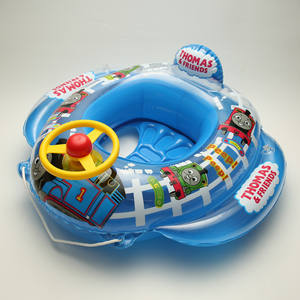 Flotador Inflable Thomas & Friends con Volante para Niños, Asiento de PVC para Bote, 72x74cm - Product Image 1