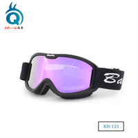 Lunettes de ski de haute qualité OEM personnalisées, nouvelles, avec verres miroir couleur UV400, monture souple en TPU, lunettes de snowboard