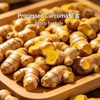 Racine de curcuma sauvage séchée, arôme unique chaud, boisé et épicé, matière première pour l'alimentation, couleur jaune naturelle et mélange d'épices pour pot-pourri