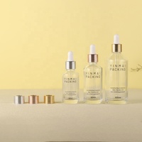 Offre Spéciale 30ML 1OZ flacon compte-gouttes de mesure en verre transparent cosmétique vide 50ML flacon d'huile essentielle avec Pipette en verre