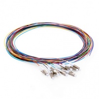 Cable de Fibra Óptica Multimodo LC UPC 12 Fibra OM3 50/125, PVC 0.9mm, para Cableado de Red