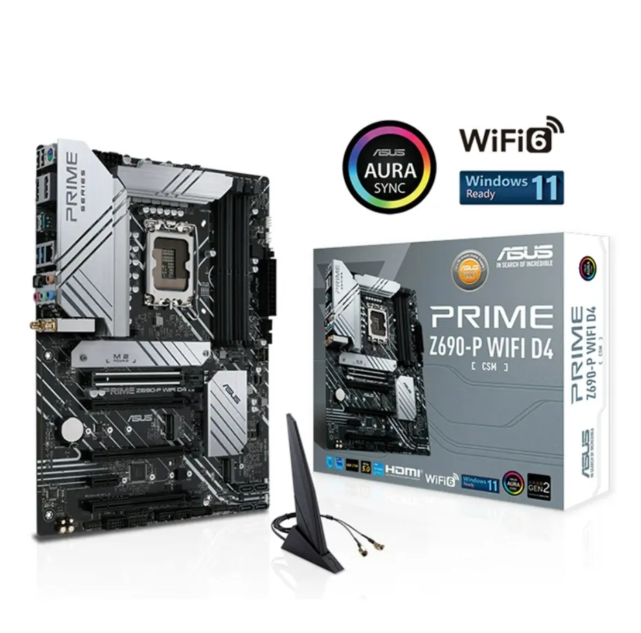 סיטונאי עבור ראש Z690-P WiFi D4 LGA 1700 12th Gen ATX האם PCIe 5.0 M.2, WiFi 6, 2.5Gb סוג-C, Thunderbolt4