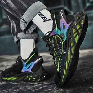 รองเท้าลำลองอินเทรนด์และอเนกประสงค์สำหรับผู้ชาย, รองเท้ากีฬาข้อต่ำน้ำหนักเบาระบายอากาศได้ดี - Product Image 6