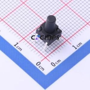 TS-KG10G-BB95F Tactile Switch Through hole Component (THT) Switch Single Pole Single Throw Round Button 2.5N Through Hole - Product Image 1