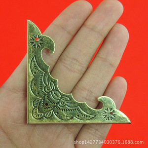 B2692 Protector de Esquina 58x5.3mm, Chapado en Hierro, Estilo Antiguo, Forma de Murciélago, para Caja de Embalaje, Soporte Decorativo de Esquina, Nuevo Estilo Chino - Product Image 5