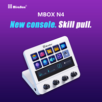 Station d'accueil MiraBox N4 Stream avec 10 touches personnalisables et écran tactile, concentrateur USB 3.0, approvisionnement direct usine OEM
