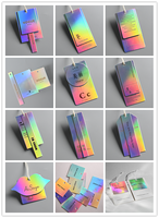 Étiquettes holographiques pour vêtements, étiquettes holographiques laser avec logo pour produits