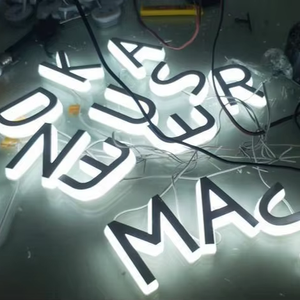 Enseigne LED Lumineuse en Acrylique pour Magasin Électronique, Salon de Beauté, Extérieur, Étanche - Product Image 1