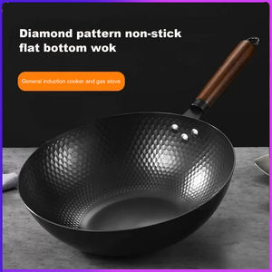 ชุดกระทะเหล็กหล่ออเนกประสงค์ ชุดหม้อและกระทะสไตล์เชฟ ใช้กับเครื่องล้างจานได้ อุปกรณ์ทำอาหารสีทอง - Product Image 3