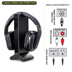 <span class=keywords><strong>Casque</strong></span> sans fil rechargeable HIFI Home Cinéma avec transducteur dynamique, portée 30m, serre-tête réglable, <span class=keywords><strong>TV</strong></span>, <span class=keywords><strong>optique</strong></span>, coaxial, RCA, 3.5MM, 2.4G - Product Image 4