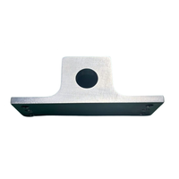 Piezas de Acero Inoxidable Fresadas por CNC Personalizadas, Componentes de Mecanizado CNC de Precisión, Soporte de Carcasa de Rodamiento de Doble Brida (Base de 8 Pernos)