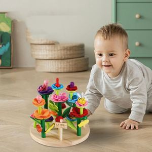 Kids Educational Stem Build Crafts Diy Toy Flower Garden <b>Building</b> Toys - Product Image 5