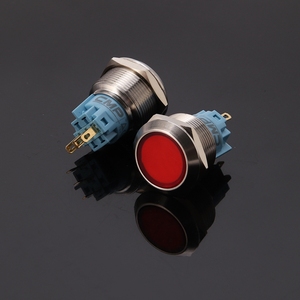 धातु एस 12 मिमी-40 मिमी एलईडी लाइट क्षणिक एन. ओ. 12 वी नेतृत्व पुश बटन स्विच - Product Image 6