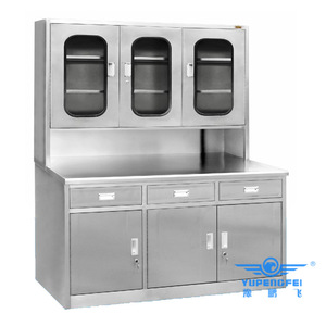 Gabinete de Tratamiento de Acero Inoxidable Yu Pengfei 304 con Cajones y Puertas para Uso Hospitalario - Product Image 3