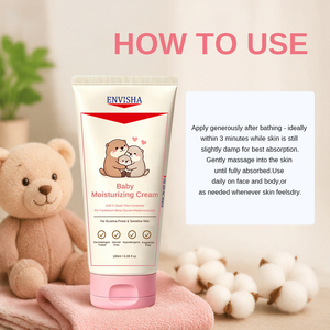 Crème hydratante pour le corps pour enfants, vegan, biologique, naturelle, avec logo personnalisé, soin de la peau coréen, éclaircissant, hydratant, crème hydratante pour bébé - Product Image 5
