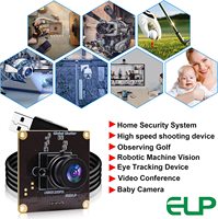 ELP 1080P 90fps Obturador global de alta velocidad Módulo de cámara USB AR0234 UVC Free Driver 2MP Placa de cámara web industrial para inspección