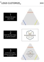 Stylo marqueur en plastique en vrac avec logo personnalisé disponible, stylo surligneur publicitaire promotionnel au design unique