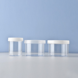 Tarro de Boca Ancha de 120g 200ml, Envase de Plástico para Crema, Caja de Almacenamiento de Cosméticos con Tapa y Junta - Product Image 1