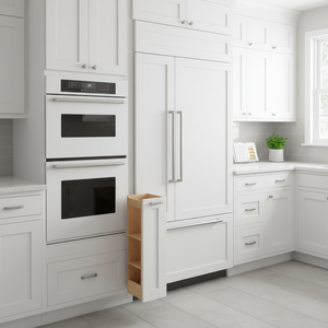 Meuble de cuisine blanc Sunique Sydney Shaker SW-SPB9, design minimaliste avec rangement intégré - Product Image 3