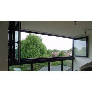 Hợp kim nhôm đẩy lên cửa sổ trượt Ốp gỗ cho biệt thự phong cách Pháp bi-gấp tác động accordion gấp cửa ra vào - Product Image 4