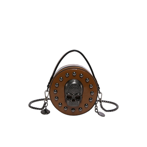 Bolso bandolera de mujer de material PU de alta calidad. Con decoración de cadena. Bolso de Mano de Diseño de Lujo.5168 - Product Image 3