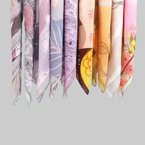 Malaysian supplier crystal decoration premium japan tudung borong bawal japanese cotton voile fabric scarf hijab