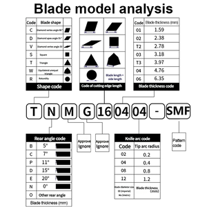 <span class=keywords><strong>CNC</strong></span> quay Máy Carbide lưỡi indexable chèn kim loại gỗ chia tay rãnh công cụ chủ - Product Image 6