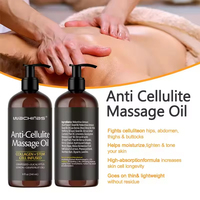 Huile de massage corporel en gros contenant du collagène et des extraits végétaux, idéale pour hydrater et raffermir la peau sèche, aux huiles essentielles