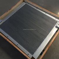 Nouvel échangeur de chaleur à plaques et ailettes en aluminium écologique pour le refroidissement de l'huile des compresseurs à vis
