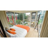 Maison capsule compacte confortable et écoénergétique de haute technologie