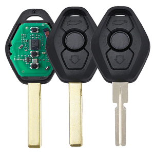 Hu92 lưỡi chìa khóa xe vỏ cho B-MW <span class=keywords><strong>2</strong></span> theo dõi từ xa với đầy đủ thư trên mặt sau xe phím Nhà cung cấp - Product Image 1