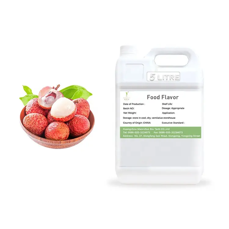 Ucuz fiyat yüksek konsantrasyonlu Lychee lezzet kullanımı gıda lezzet Litchi özü