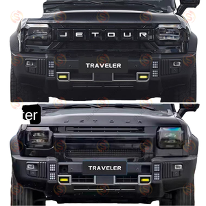 Kit de carrocería nuevo L663 <span class=keywords><strong>130</strong></span> 110 90 parachoques rejilla delantera Drifton V2 estilo Pp para <span class=keywords><strong>Land</strong></span> <span class=keywords><strong>Rover</strong></span> <span class=keywords><strong>Defender</strong></span> para Jetour Traveler T2 negro - Product Image 2