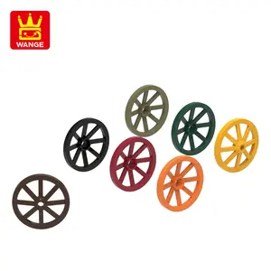 688 unids/lote ruedas de carro bloque de construcción Moc Color pistola estante ruedas accesorios compatibles con 4489 ladrillo DIY juguete para niños