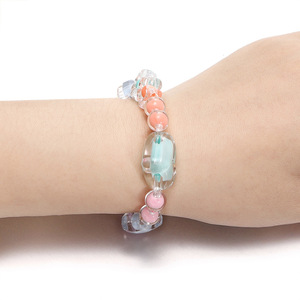 Acrylic <b>Bead</b> <b>Set</b> For Children Diy Bracelets Jelly Colored Mixed <b>Beads</b> Middle Size Yiwu Origin Spring 2024 - Product Image 4