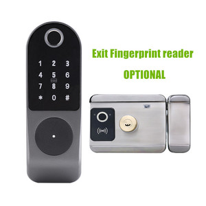 กุญแจล็อคประตูอัจฉริยะแบบไร้สายรุ่นใหม่ พร้อมระบบสแกนลายนิ้วมือ RFID และ WIFI รองรับแอป <span class=keywords><strong>TTLock</strong></span> หรือ Tuya - Product Image 4
