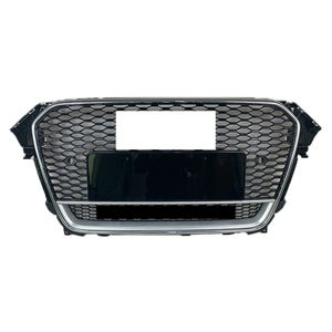 핫 세일 자동차 바디 키트 ABS 프론트 허니콤 메쉬 그릴 아우디 A4 <span class=keywords><strong>S4</strong></span> B8.5 RS4 퀘트로 스타일로 업그레이드 2013-2015 - Product Image 3