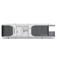 Capsule spatiale mobile Petite maison Capsule spatiale de luxe commerciale mobile Maison préfabriquée en conteneur