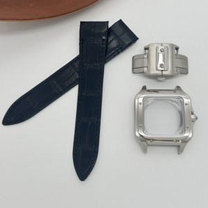 Boîtier de montre en acier inoxydable de 38 mm, modification, boucle de bracelet à bouton-pression double face, accessoires légers pour Seiko NH35/NH36 - Product Image 3