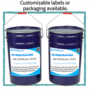 Échantillon <span class=keywords><strong>gratuit</strong></span> 30 Shore A Fabricant OEM lisse sur moule en silicone pour la fabrication de caoutchouc liquide et de caoutchouc de silicone liquide durci au platine - Product Image 5