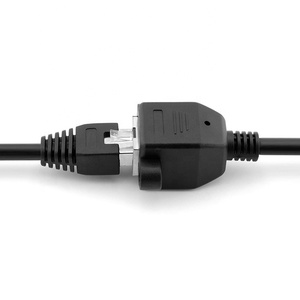 Кабель-удлинитель RJ45 (штекер-гнездо) Cat6 Gigabit с креплением на панель и винтовым креплением, аксессуары для сетевых разъемов Ethernet LAN - Product Image 2