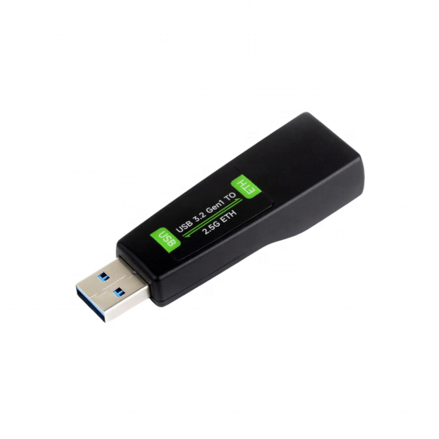 USB3.2 to 2.5G ETH Converter High-speed Internet Access Driver-free Compatible with 10/100/1000Mbps 2.5G USB Ethernet Adapter