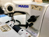 Machine à coudre industrielle de haute qualité de marque allemande MAIER, machine à point invisible d'occasion, machine à ourler pour pantalons de costume