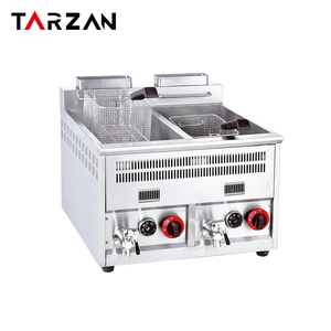 Friteuse à gaz professionnelle Tarzan Factory Direct pour <span class=keywords><strong>restaurant</strong></span>, friteuse à gaz commerciale, Freidora De Pollo a Gas pour cuisine commerciale - Product Image 2