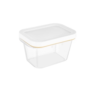 <b>Refrigerator</b>-Friendly Plastic Cheese Cake Dish Box with Cover and Baking Knife Cutter Home Use Butter Cutting Storage Bin - Product Image 6