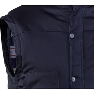 Gilet - 860 S Westport - Colore: Blu Navy - Gilet da lavoro imbottito per protezione dal freddo. #   Più lungo nella parte posteriore - Product Image 2