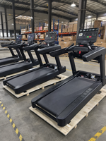 Tapis roulant motorisé robuste FEIFANHONGYU, tout noir, qualité professionnelle, équipement de fitness pour la maison
