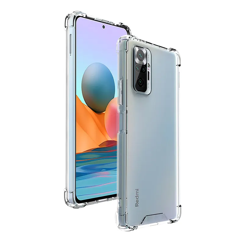 High Transparent Shockproof Crystal Clear Hard Mobile Phone Back Case For Xiaomi Redmi Note 10 Pro 9t 9 Pro Max