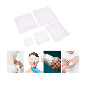 ผลิตภัณฑ์ดูแลบาดแผล ขนาด 10*10 ซม. 5 ชิ้น ผ้าเช็ดทำความสะอาดปลอดเชื้อแบบไม่ถักทอสำหรับทำแผล - Product Image 1