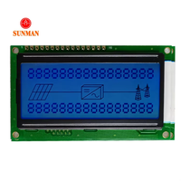Modul LCD STN Karakter 16x2 Suhu Lebar dengan Lampu Latar Kuning-Hijau Pengontrol HD44780 5V SMC1602E